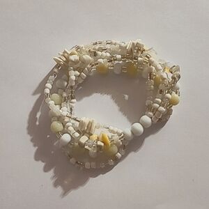 Shell and Beaded Bracelet